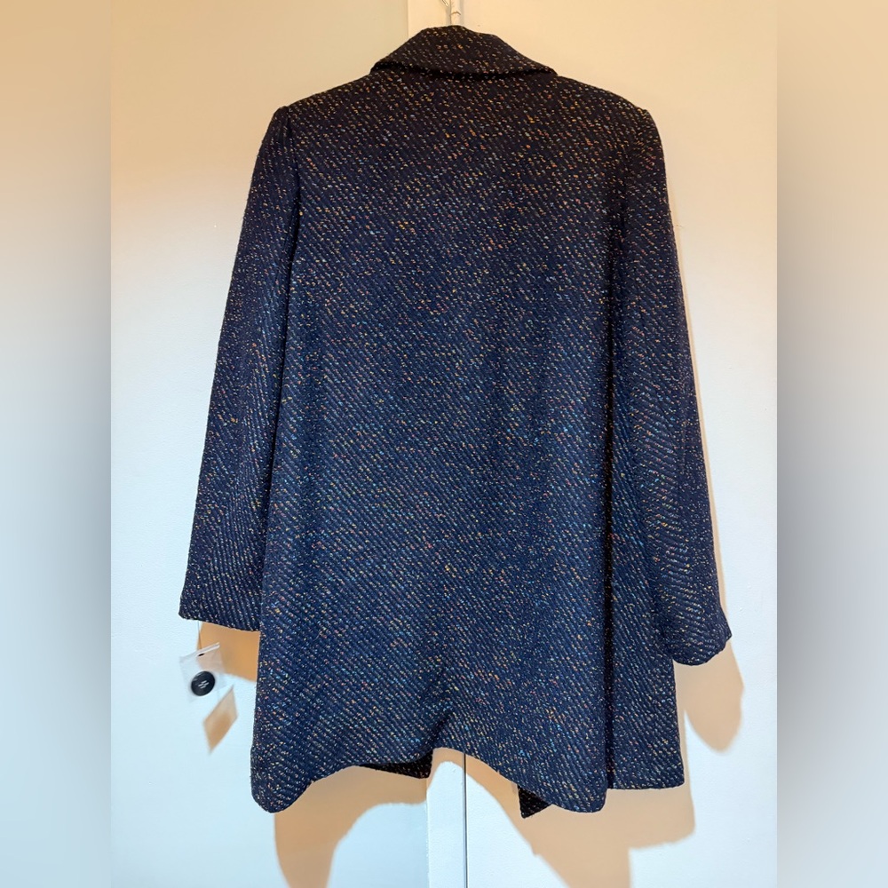 NWT Sam Edelman Multicolor Tweed Coat - Picture 3 of 7